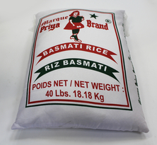 PRIYA - BASMATI RICE - 40 LBS - 10551