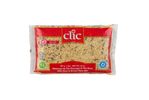 CLIC - MELANGE DE RIZ SAUVAGE & BRUN - 12/2 LBS - 11226