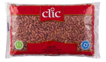 CLIC - HARICOT ROGNON ROUGE PALE - 6/2 KG - 13005