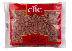 CLIC - HARICOT ROGNON ROUGE PALE - 24/1 LB - 13007