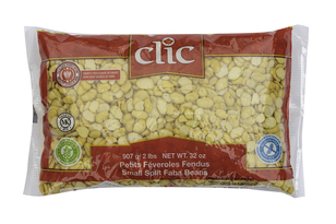 CLIC - SMALL SPLIT FAVA BEANS - 12/2 LBS - 14906