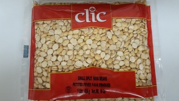 CLIC - SMALL SPLIT FAVA BEANS - 24/1 LB - 14907