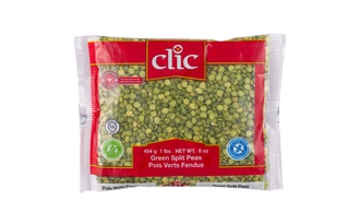 CLIC - GREEN SPLIT PEAS - 24/1 LB - 18107