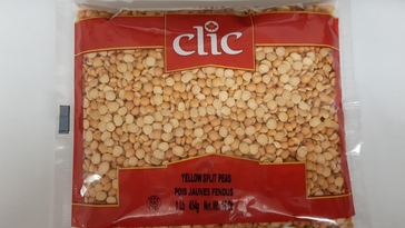 CLIC - YELLOW SPLIT PEAS - 24/1 LB - 18307