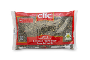 CLIC - FRENCH GREEN LENTILS - 12/2 LBS - 21206