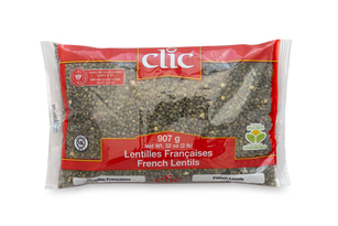 CLIC - LENTILLES VERTES FRANÇAISES - 12/2 LBS - 21206