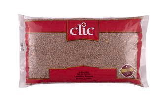 CLIC - BROWN LENTILS - 6/2 KG - 21305