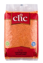 CLIC - WHOLE RED LENTILS FOOTBALL - 5 KG - 21404