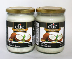 CLIC - REFINED COCONUT OIL - 12/500 ML - 52145