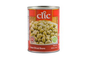 CLIC - LARGE GREEN BROAD BEANS - 24/19 OZ - 78134