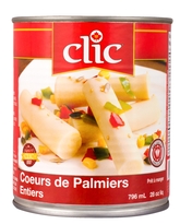 CLIC - COEURS DE PALMIER ENTIERS - 12/28 OZ - 80042