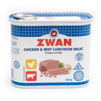 ZWAN - ZWAN- CHICKEN & BEEF LUNCHEON MEAT - 24/340 G - 82803