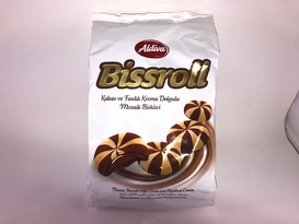 ALDIVA - ALDIVA - BISSROLL MOSAIC BISCUITS COCOA & HAZELNUT CREAM - 15/180 G - 91302