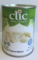 CLIC - ORGANIC WHITE KIDNEY BEANS - 12/19 OZ - R0003