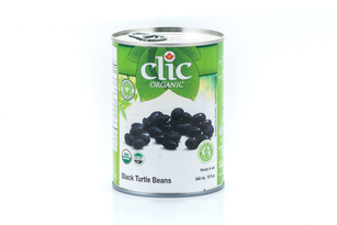 CLIC - ORGANIC BLACK TURTLE BEANS - 12/19 OZ - R0012