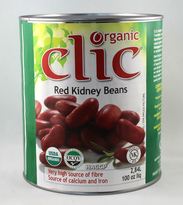 CLIC - ORGANIC RED KIDNEY BEANS - 6/100 OZ - R0102