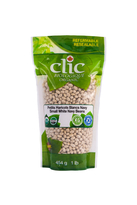 CLIC - ORGANIC WHITE NAVY BEANS - 6/454 G - R0306