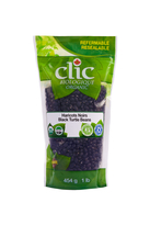 CLIC - ORGANIC BLACK TURTLE BEANS - 6/454 G - R0312