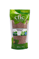 CLIC - ORGANIC FLAX SEEDS - 6/454 g - R0316